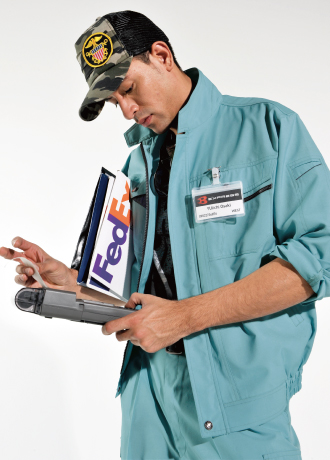 バートル BURTLE 7061長袖ブルゾン、7066ツータックカーゴパンツ