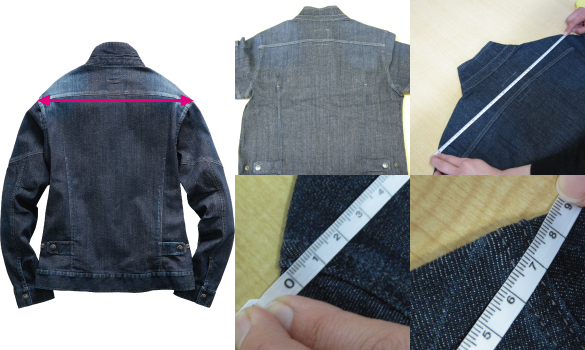 肩幅の測り方の画像