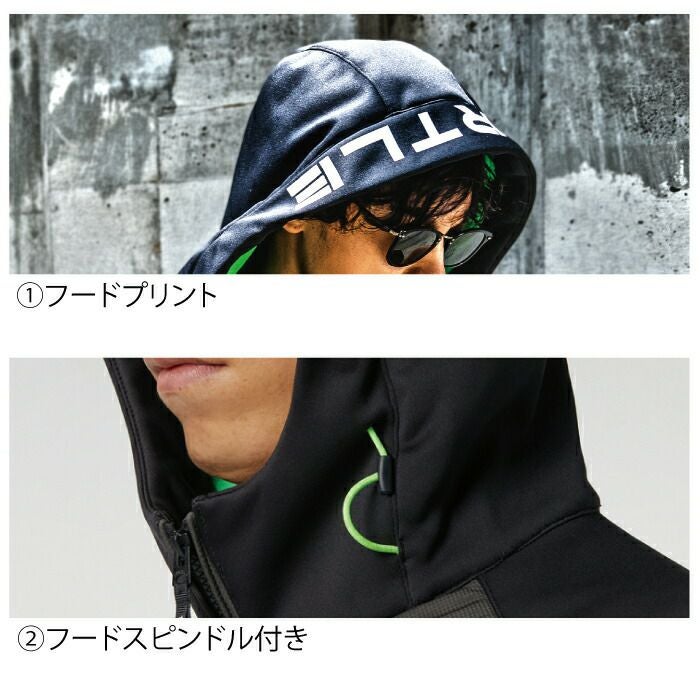 限定】 バートル BURTLE 作業着 防寒着 L3210 防風フーディジャケット