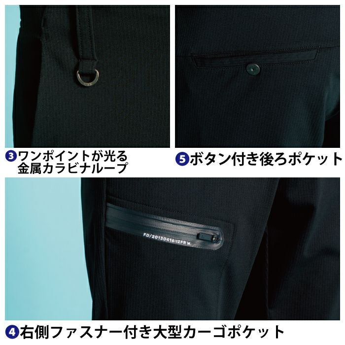 ま商品 アイズフロンティア 作業服 上下セット 3970 ワークジャケットS-4L と