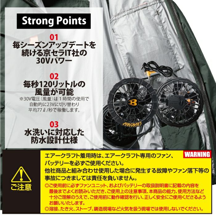 即日発送】バートル BURTLE 2026春夏新作 エアークラフト AC10-1 30V